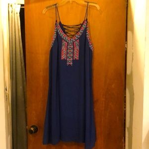 Plus sized mini dress